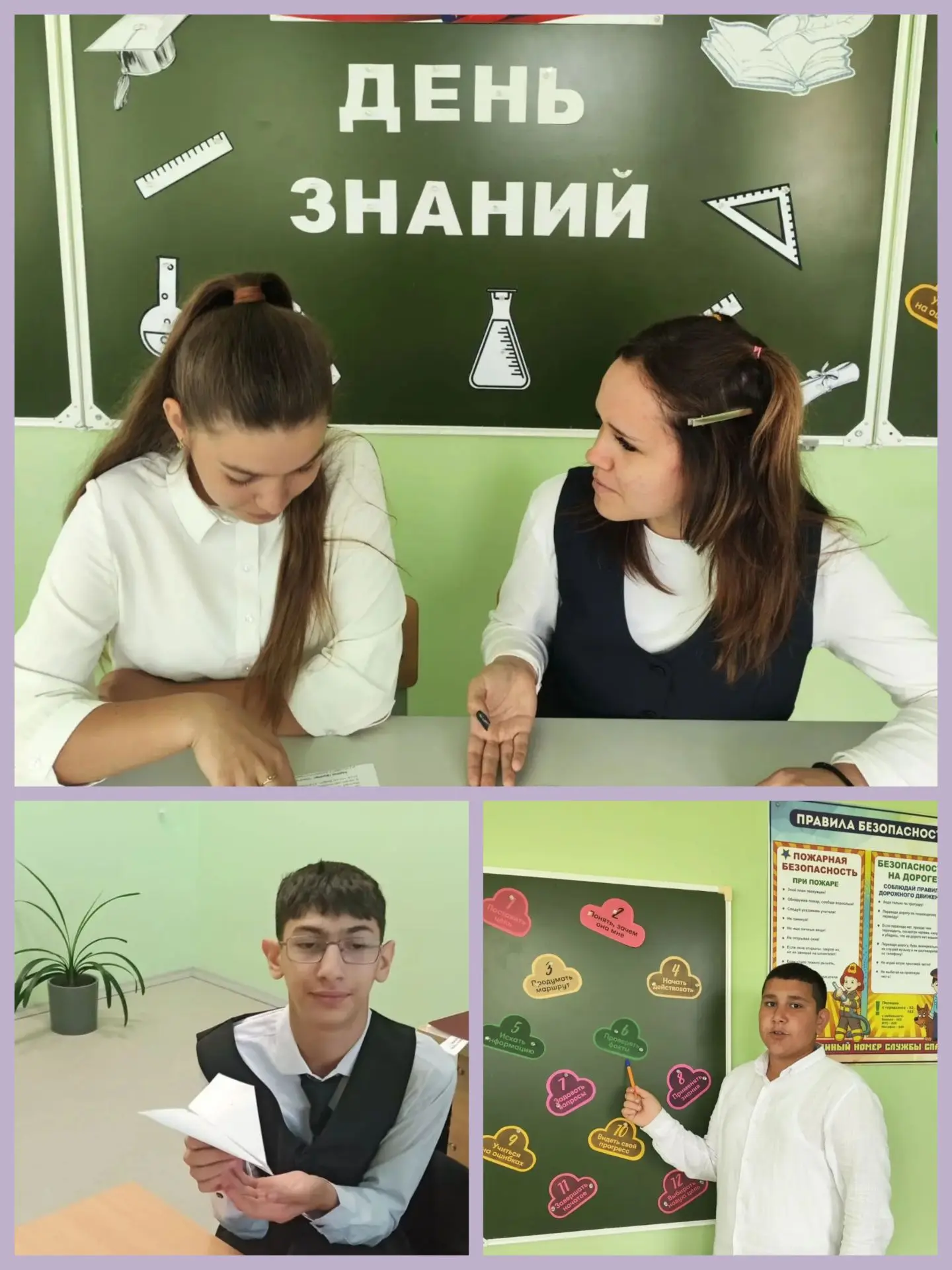 В 5-9 классах Шовского филиала прошли первые в наступившем учебном году занятия из цикл...