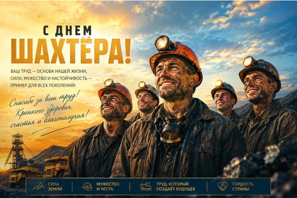 «Под землёй — труд, на земле — гордость: ко Дню шахтёра»