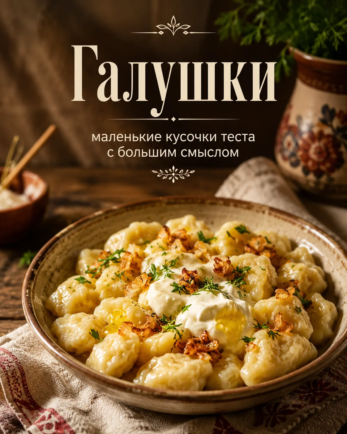 🥟 Галушки: маленькие кусочки теста с большим смыслом