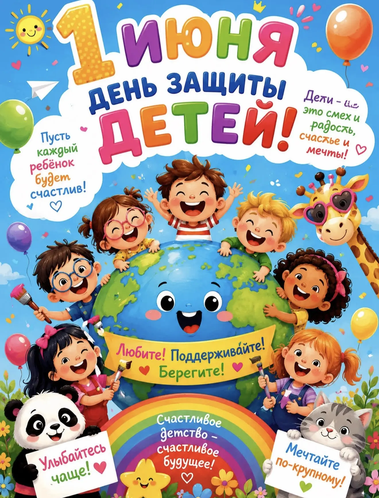 С Днём защиты детей! 👶🌍