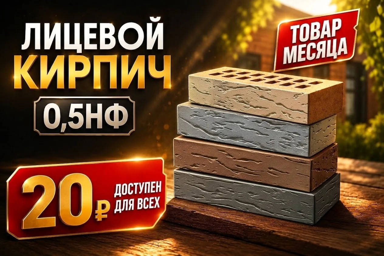 🔥УНИКАЛЬНОЕ ПРЕДЛОЖЕНИЕ от VOLGABRICK🔥