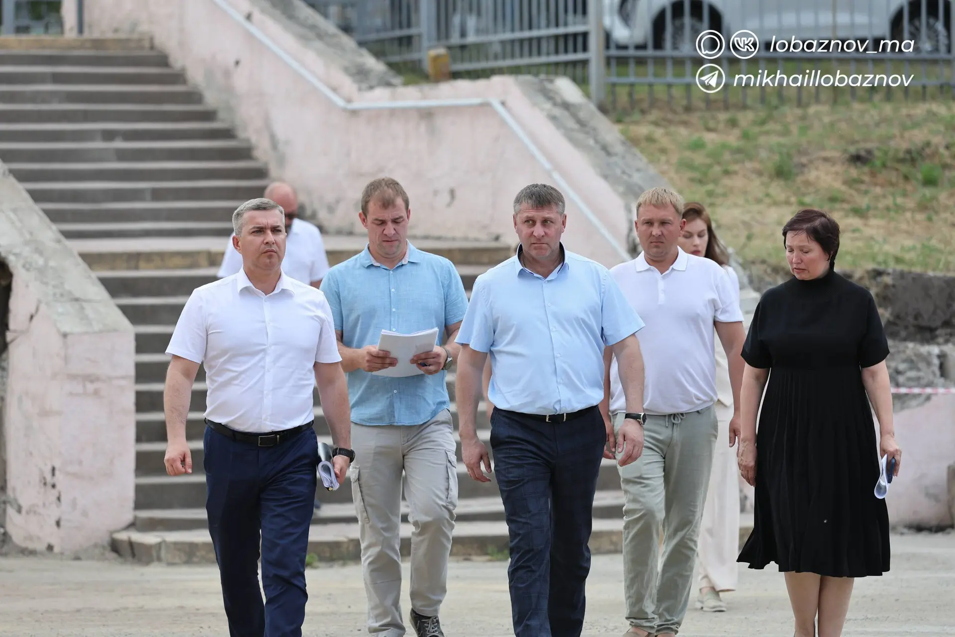 Сегодня вместе с временно исполняющим обязанности губернатора Белгородской области Александром Михай
