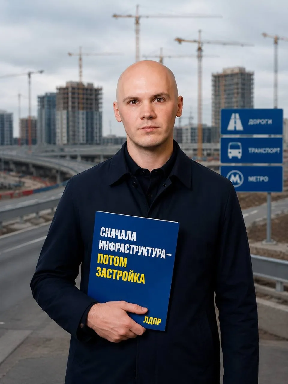 В Петербурге продолжает строится жилье быстрее, чем дороги, развязки и общественный тра...