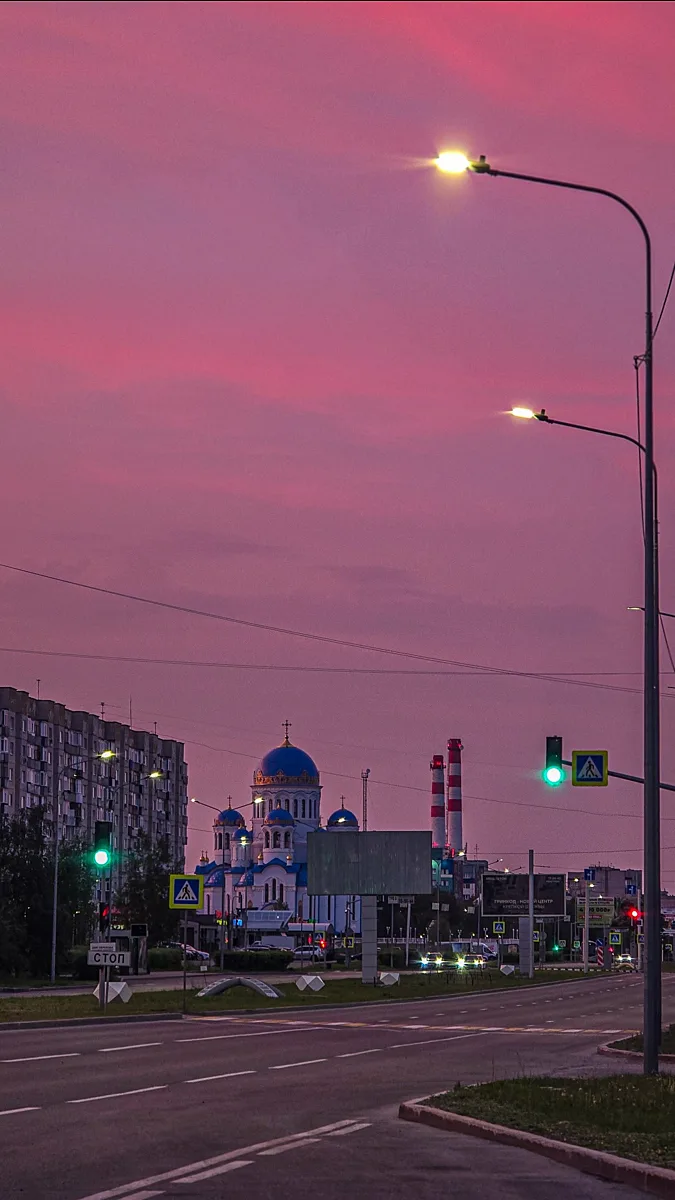 Вечерний город очень красив❤️

Фото: телеграм-канал Создаю Настроение