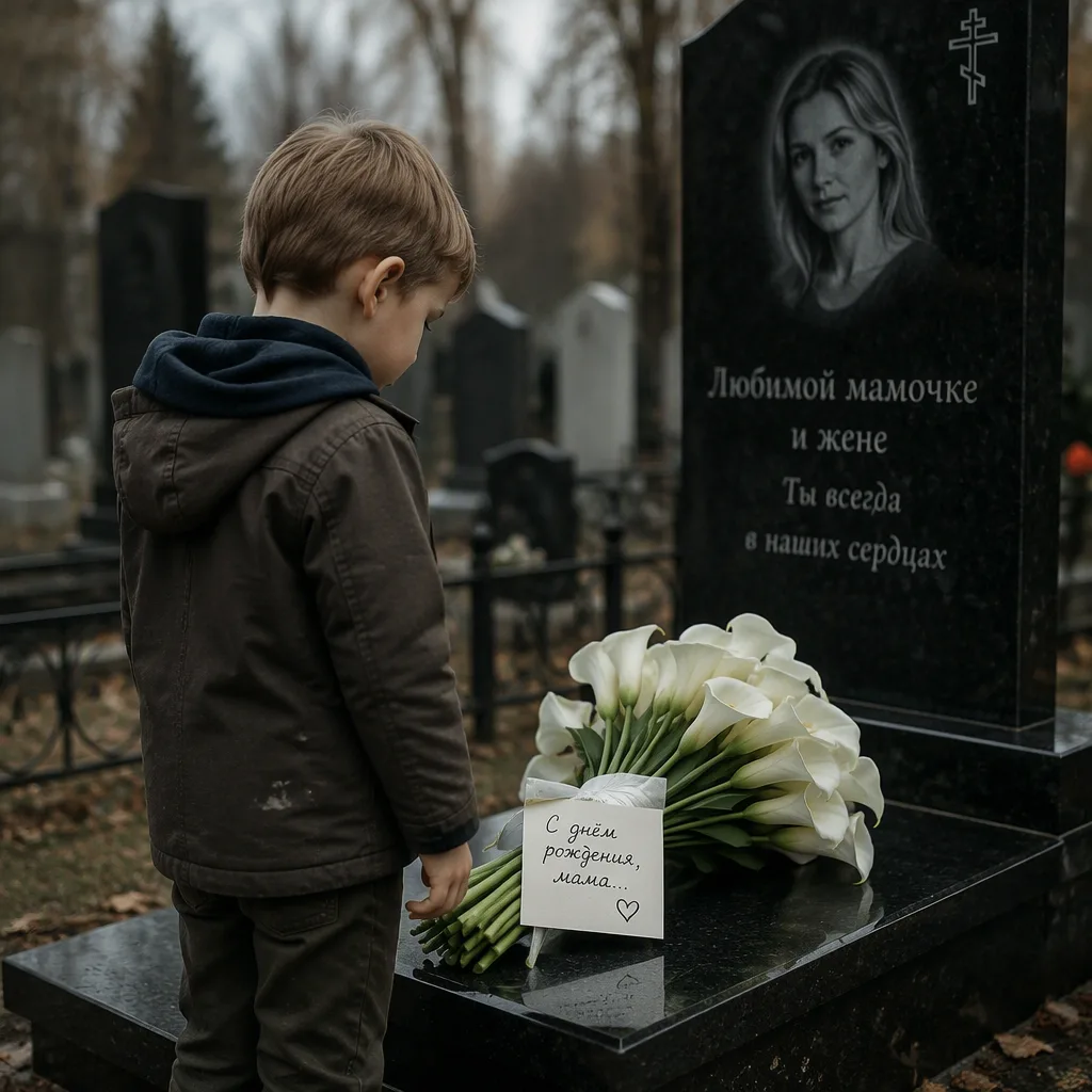 — Дяденька, у мамы сегодня день рождения… Я хочу купить цветы, но денег не хватает… Куп...