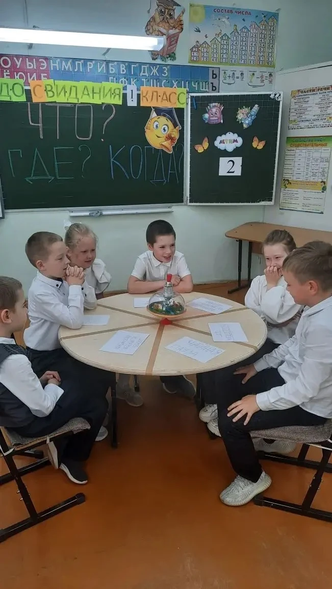 🧠 А знатоки растут! 🤓  Сегодня в 1 «А» классе прошла своя, школьная версия легендарной игры «Что? Гд