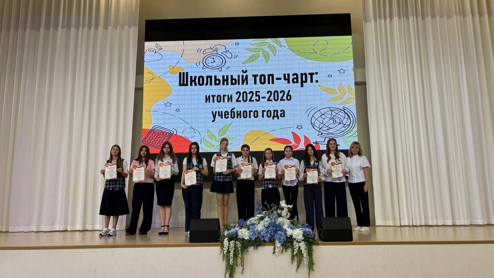 📢 Дорогие ученики, уважаемые родители и любимые учителя! 🌟  🎉 25.05.2026 состоялось итоговое меропри