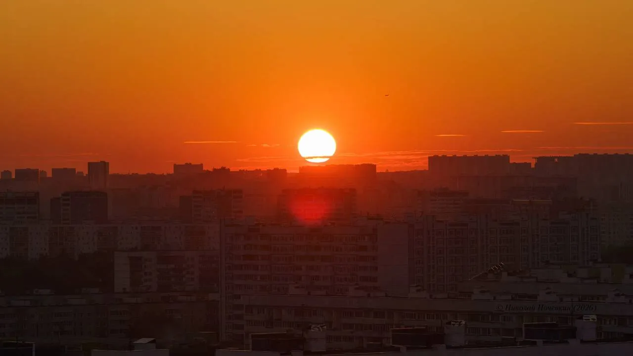 Красивый закат был над нами пару дней назад 🌆