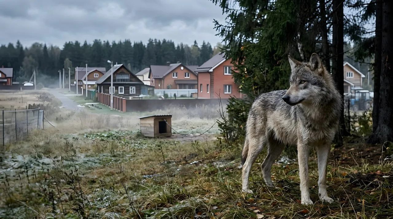 🐺 Волки в Тюмени перестают бояться людей