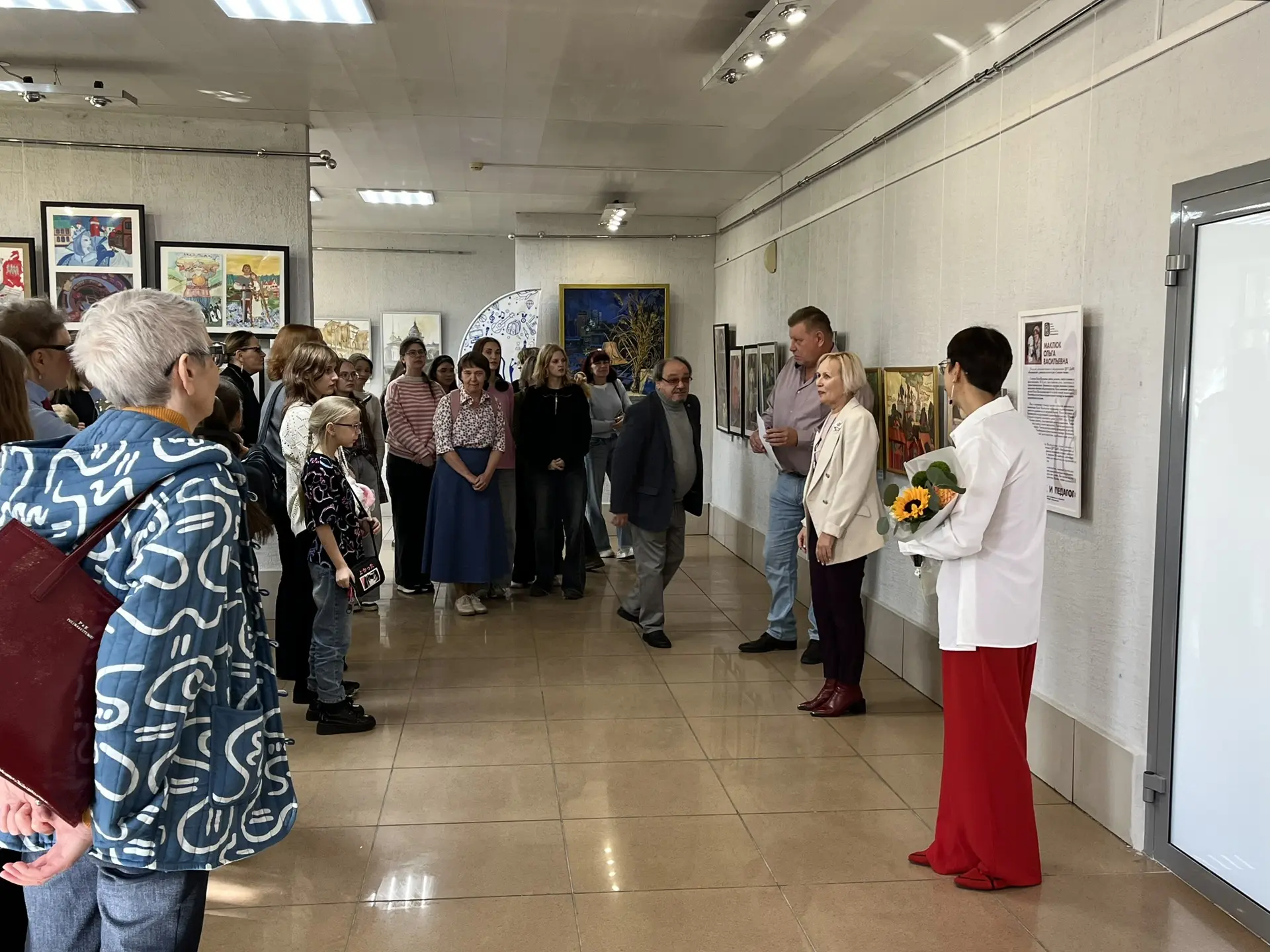 🎨ТОРЖЕСТВЕННОЕ ОТКРЫТИЕ ВЫСТАВКИ ОЛЬГИ ВАСИЛЬЕВНЫ МАКЛЮК «ХУДОЖНИК И ПЕДАГОГ»