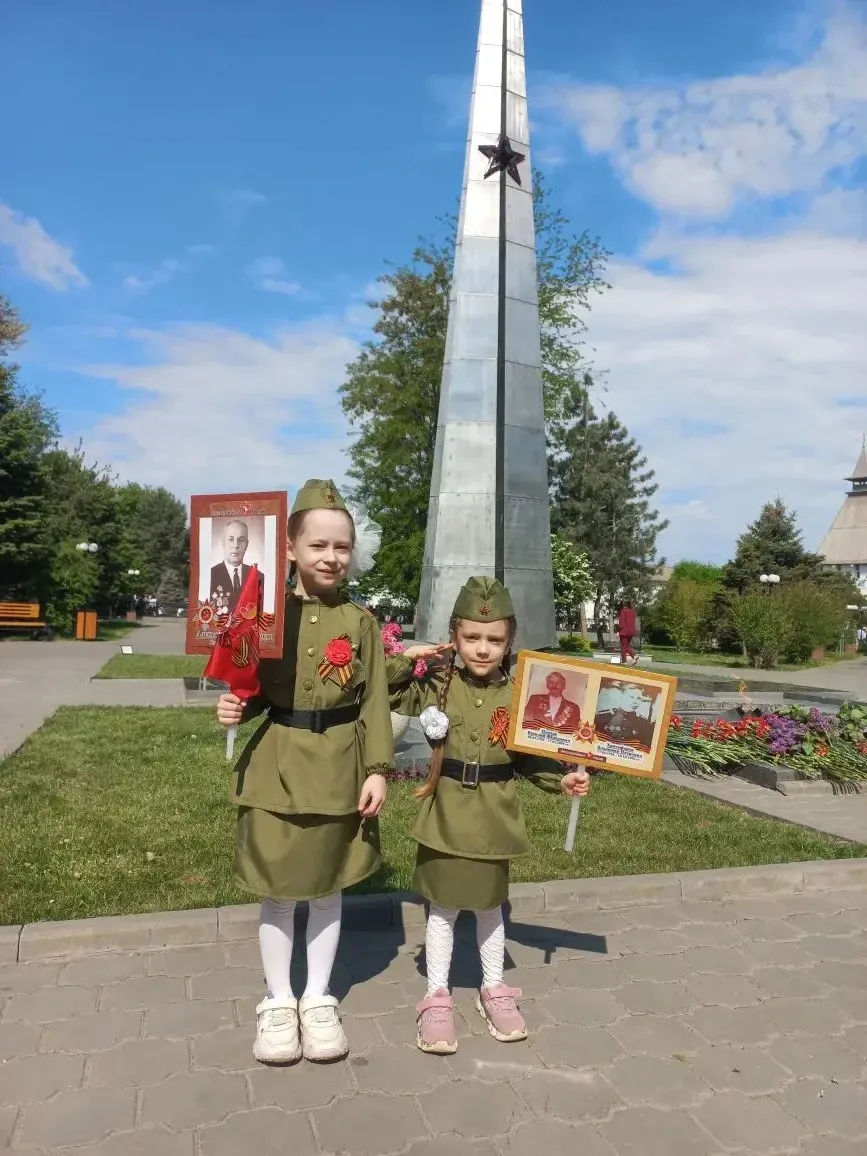 9 мая 2026 года коллектив МБДОУ г. Астрахани «Детский сад № 36» — сотрудники, воспитанники и их роди