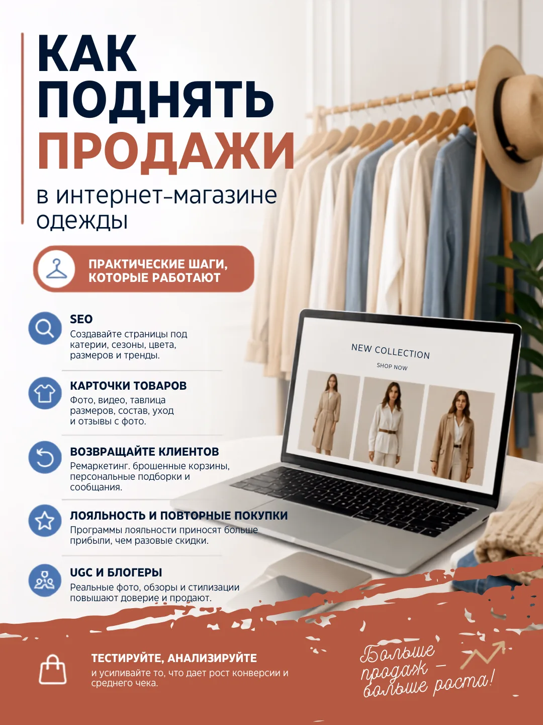 Как поднять продажи в интернет-магазине одежды