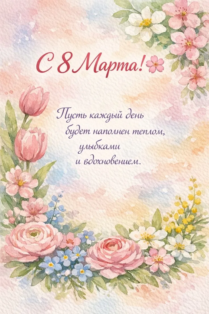 С Международным женским днём!