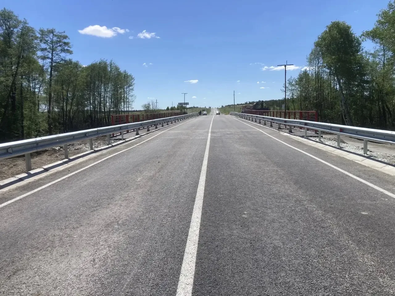 ✅ Завершающая стадия выполнения реконструкции мостового перехода через реку Ольховка на...