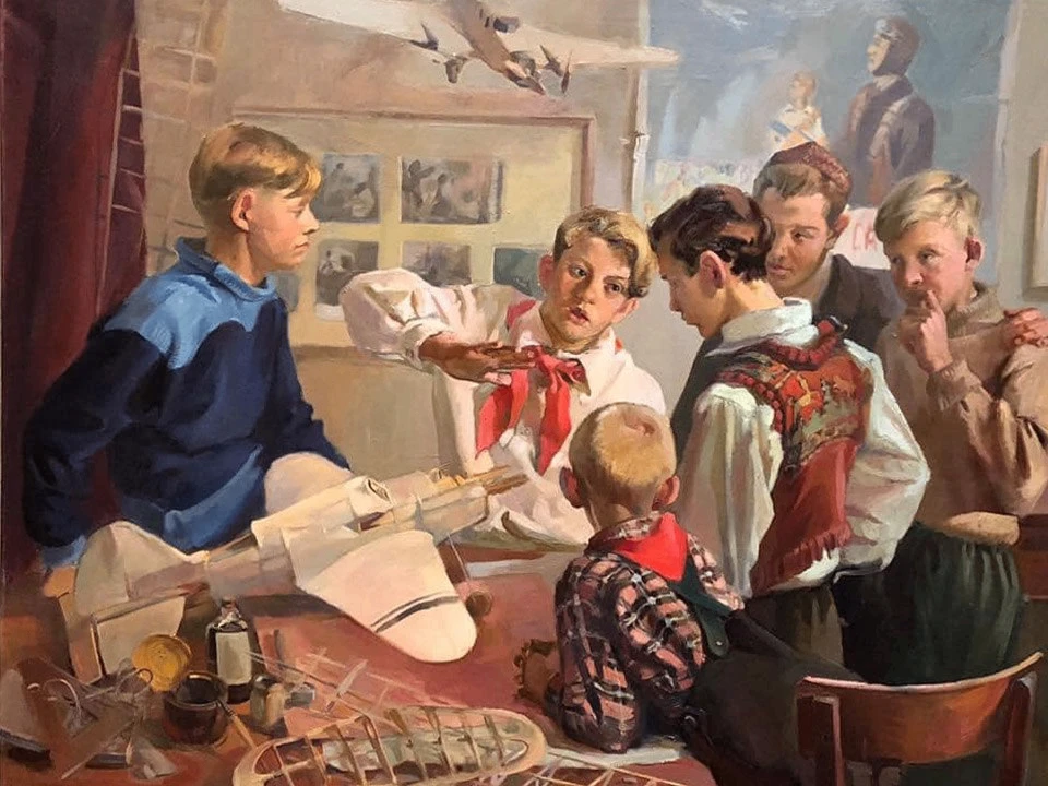 "Юные авиамоделисты" 1951 г.