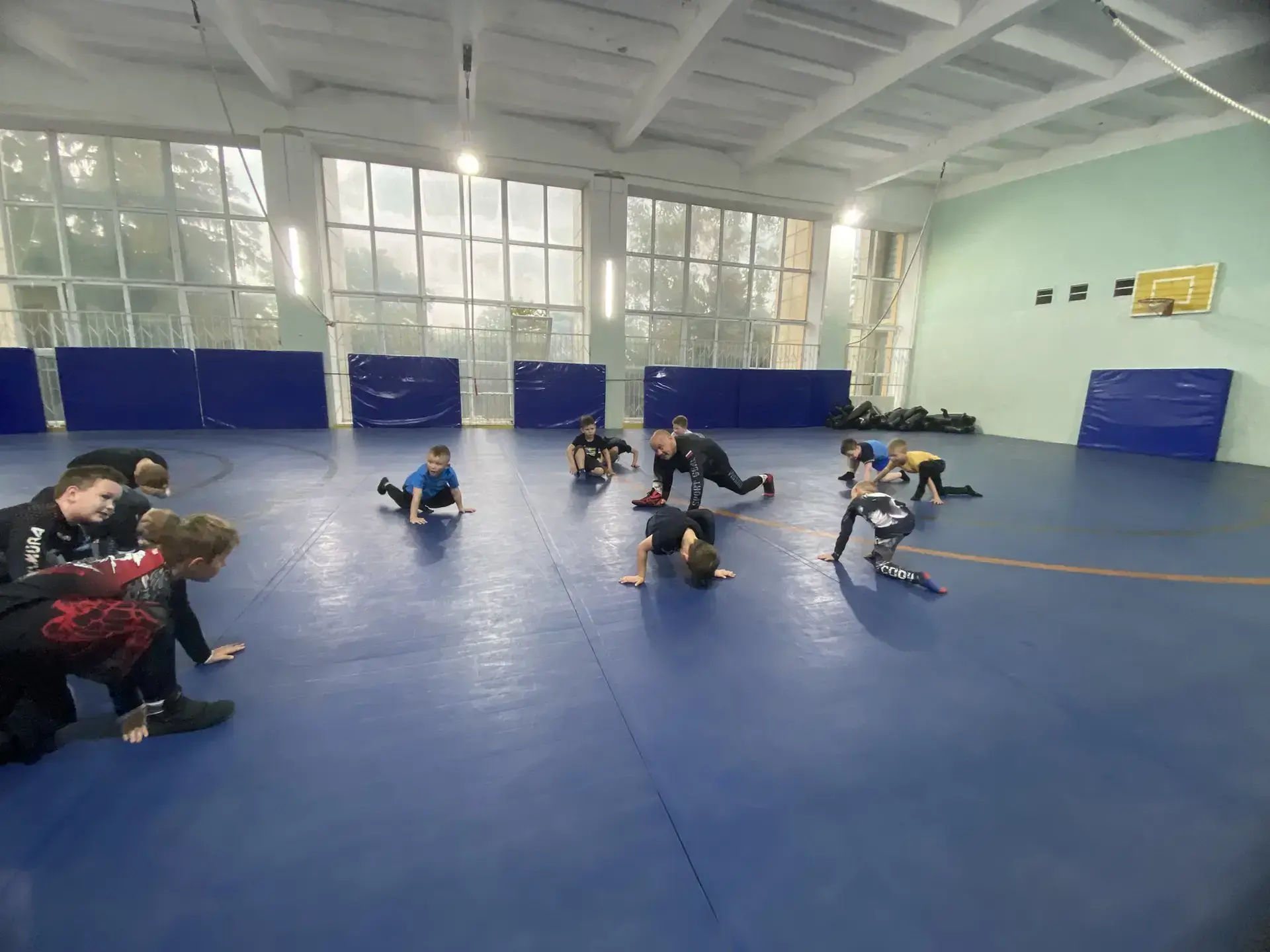 В МКУ ДО «Спортивная школа» г. Токмак прошла открытая тренировка по борьбе: сила духа и...