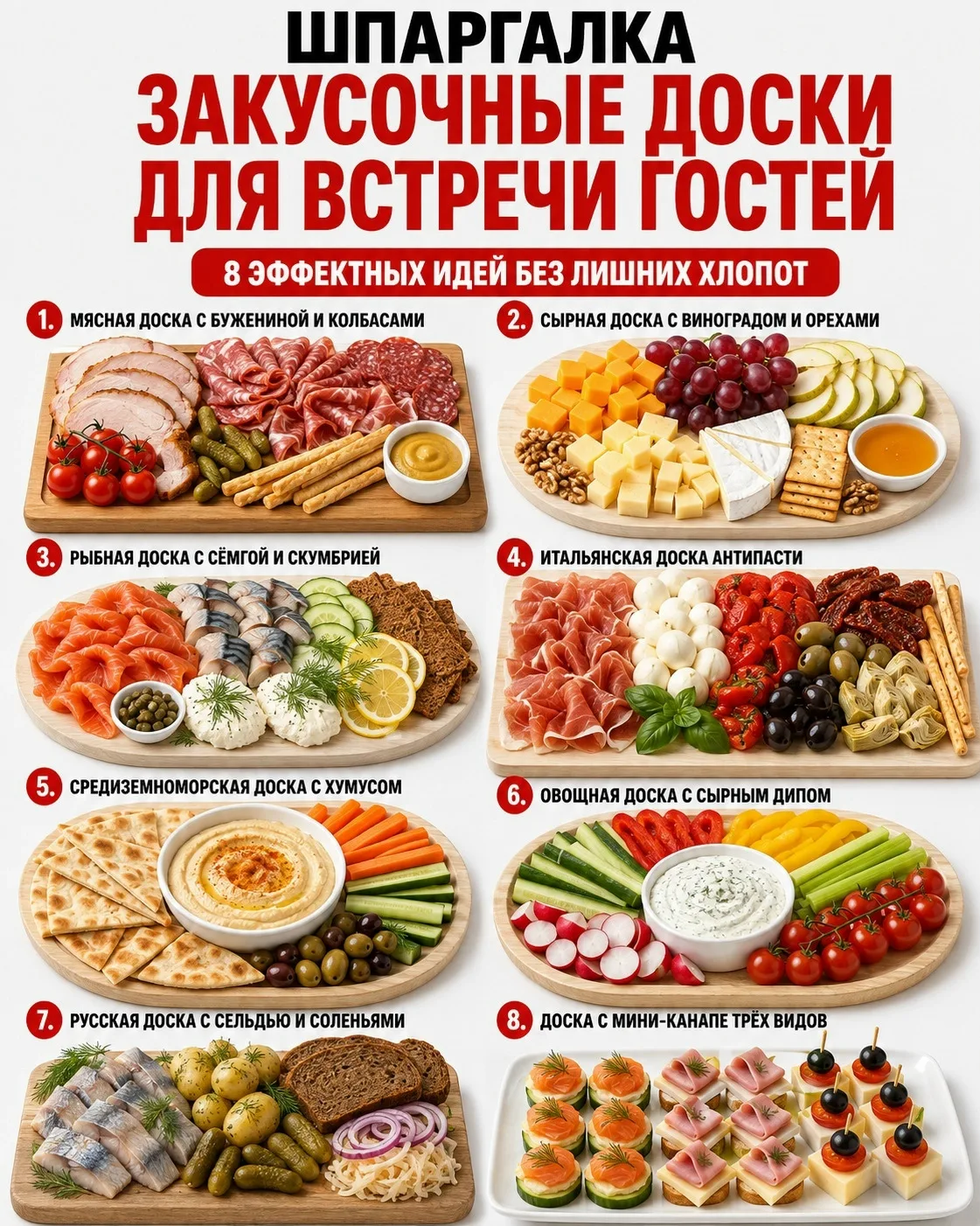 🧀 ШПАРГАЛКА ПО ЗАКУСОЧНЫМ ДОСКАМ