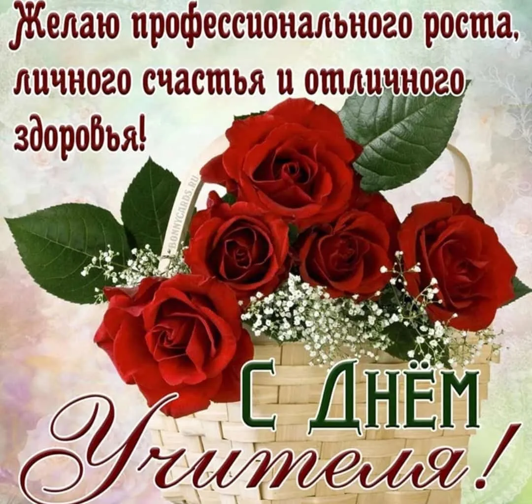 Уважаемый педагогический коллектив! Поздравляю с профессиональным праздником — Днем учи...