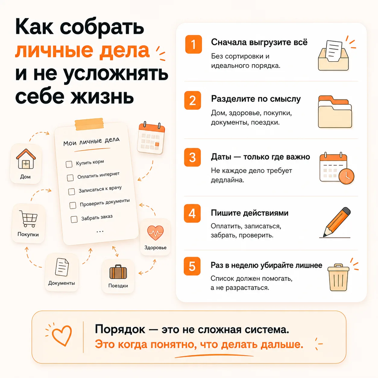 Личные дела любят притворяться мелочами
А потом внезапно вспоминаются в самый неудобный момент.

В к