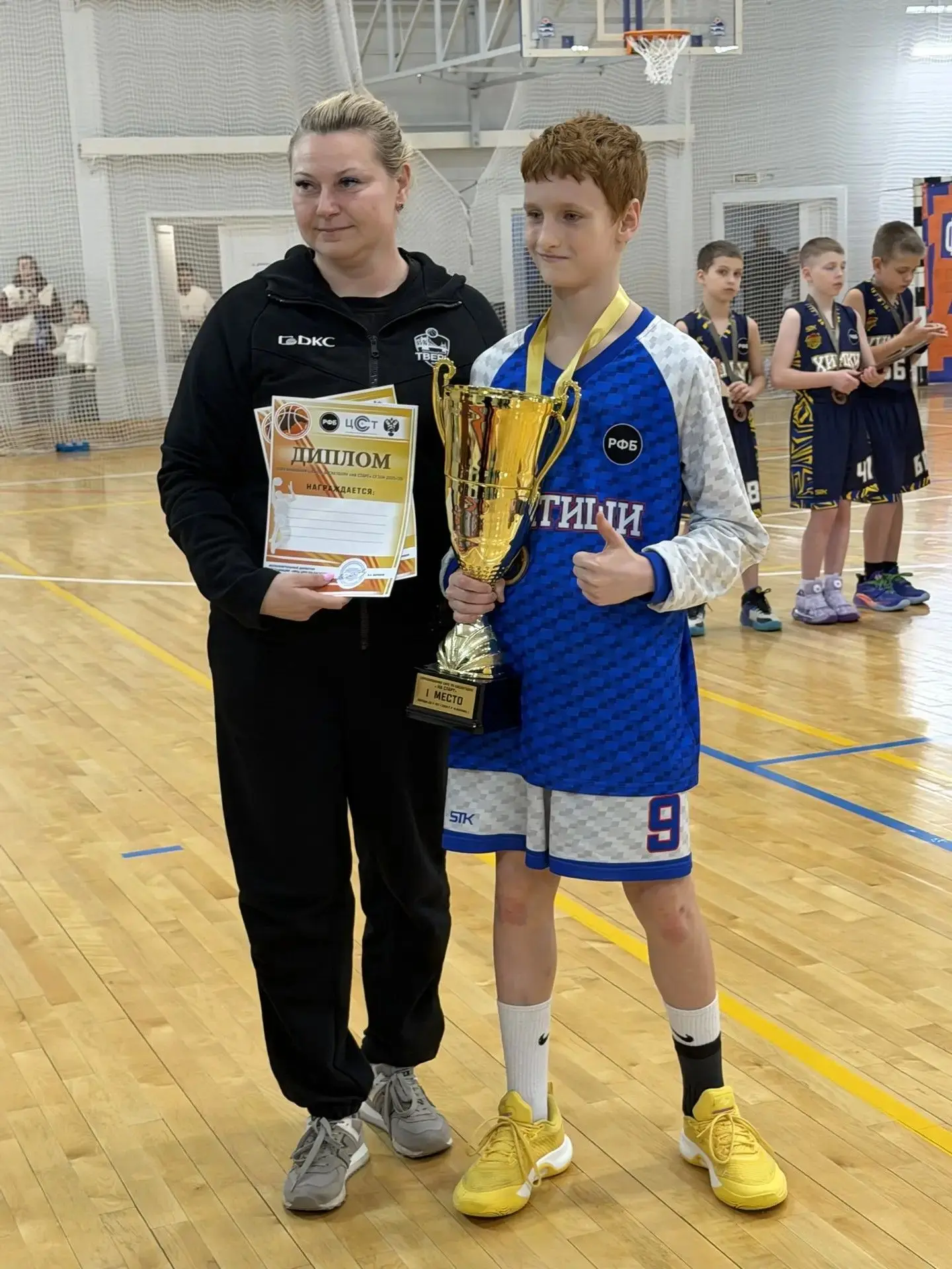 🏀 20-24 апреля в д. Ямок (Тверская обл.) прошли соревнования ЦФО «Все на старт!» среди юношей до 11 