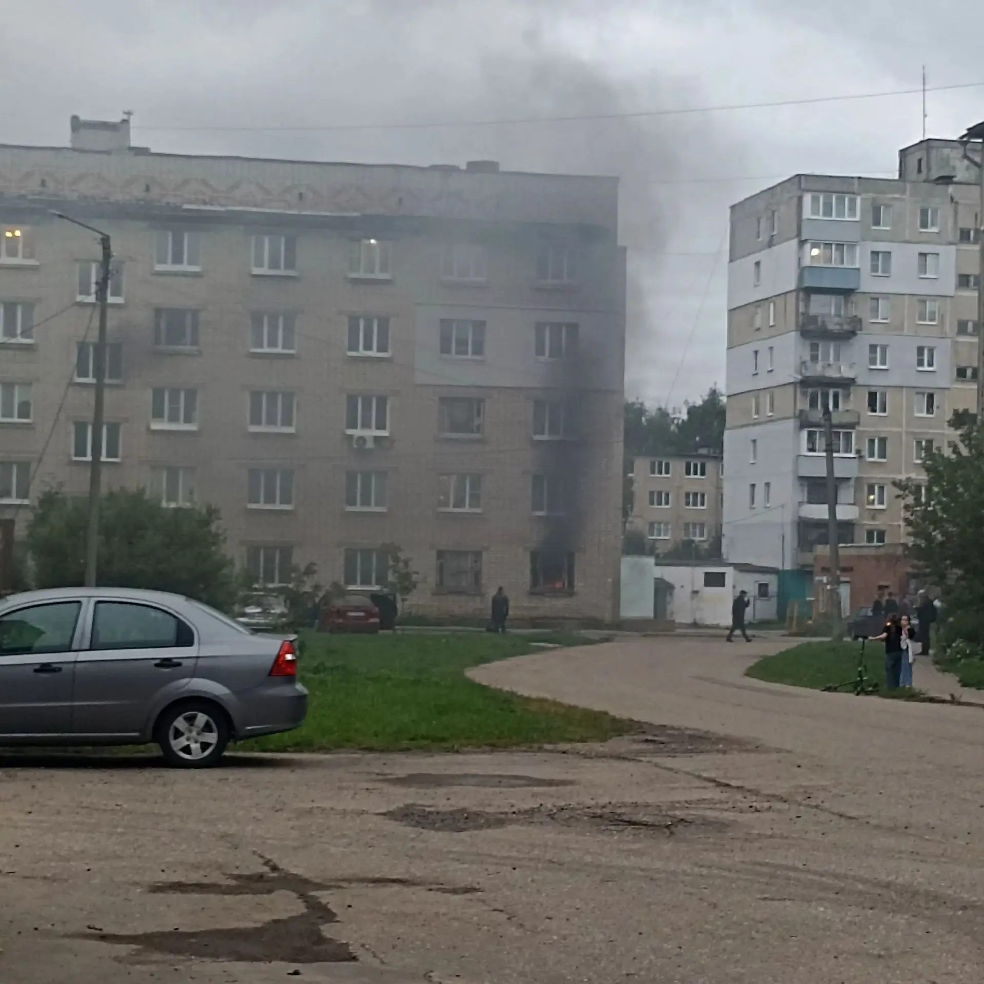 Вчера вечером на ул. Мотостроителей, 53 горела квартира.