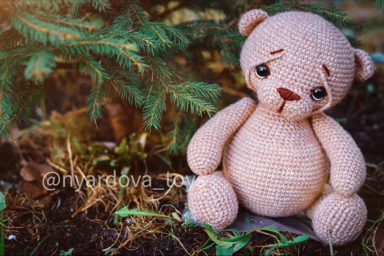 🐻 Мишка описание.
Автор : Вероника Ярдова.

Мы вконтакте | Вяжем игрушки  🧶