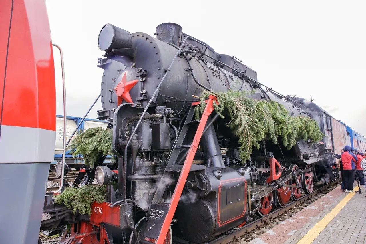 🚂«Паровоз Победы» побывал в Альметьевске
