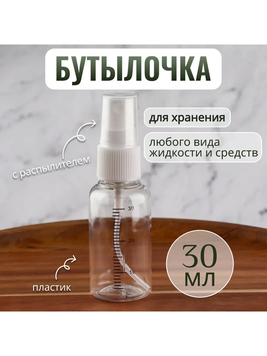 ⚡️ Флакон с распылителем 30 мл, ONLITOP