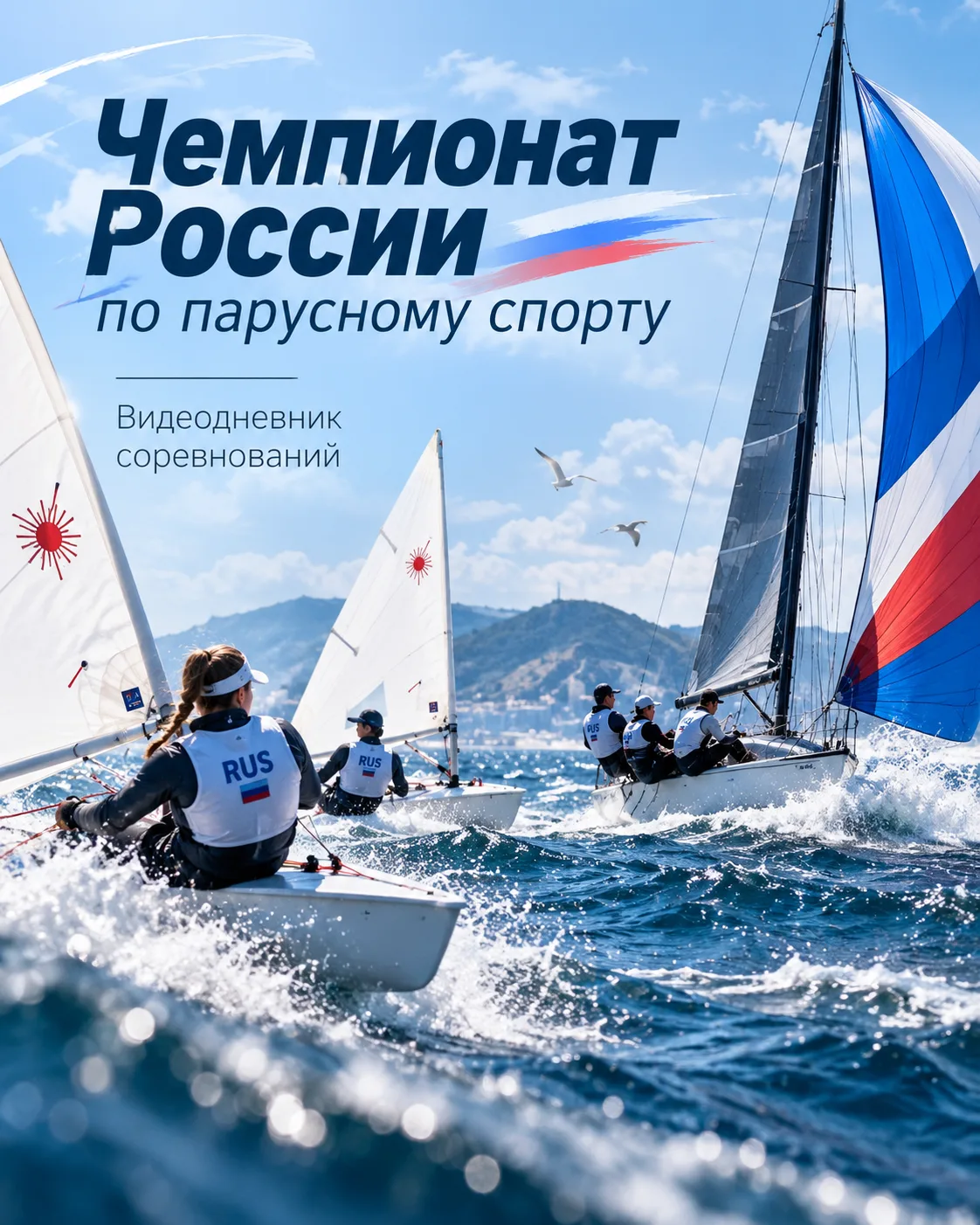 🎥⛵️ Чемпионат России по парусному спорту — в кадре!