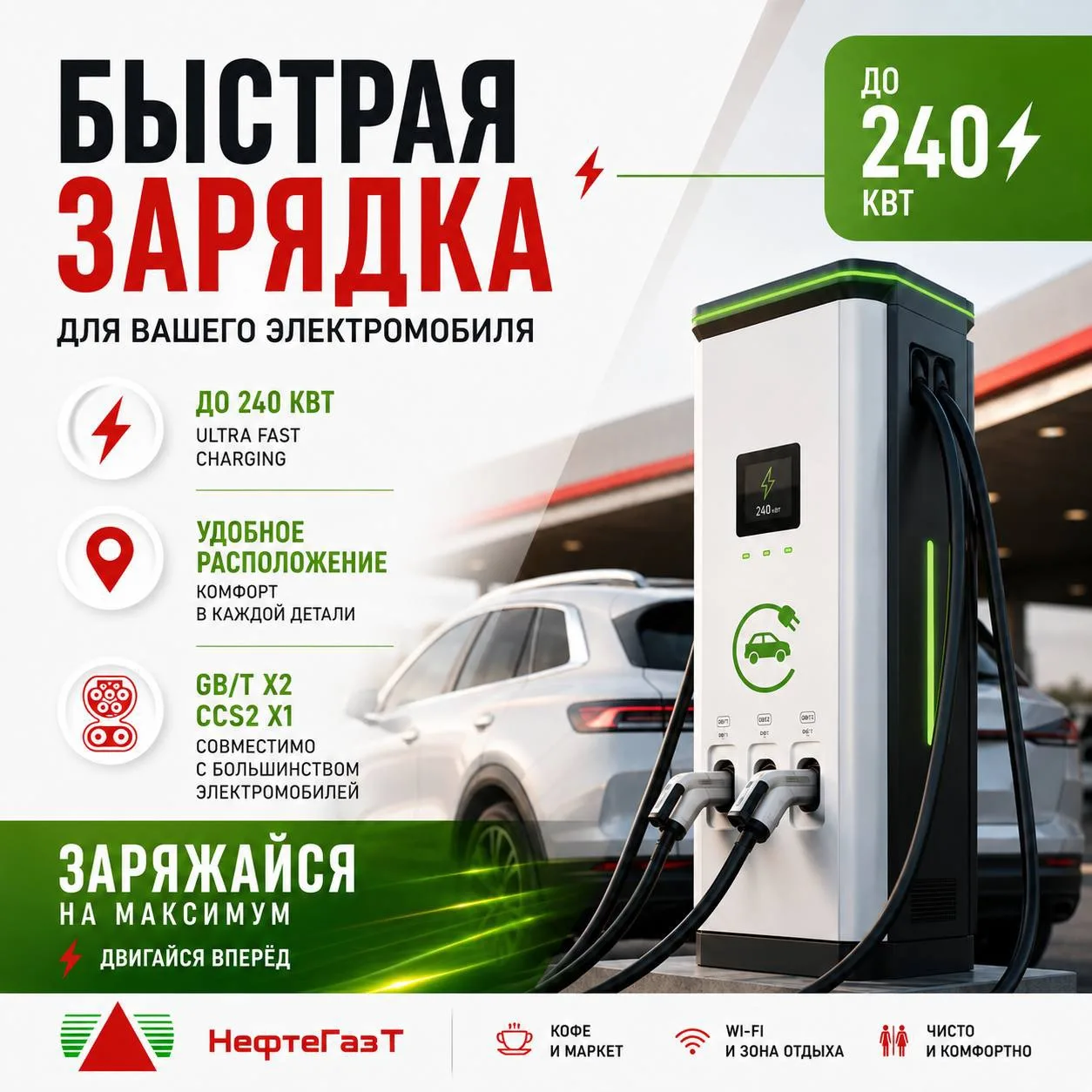 ⚡ Не хотите тратить время в ожидании зарядки?