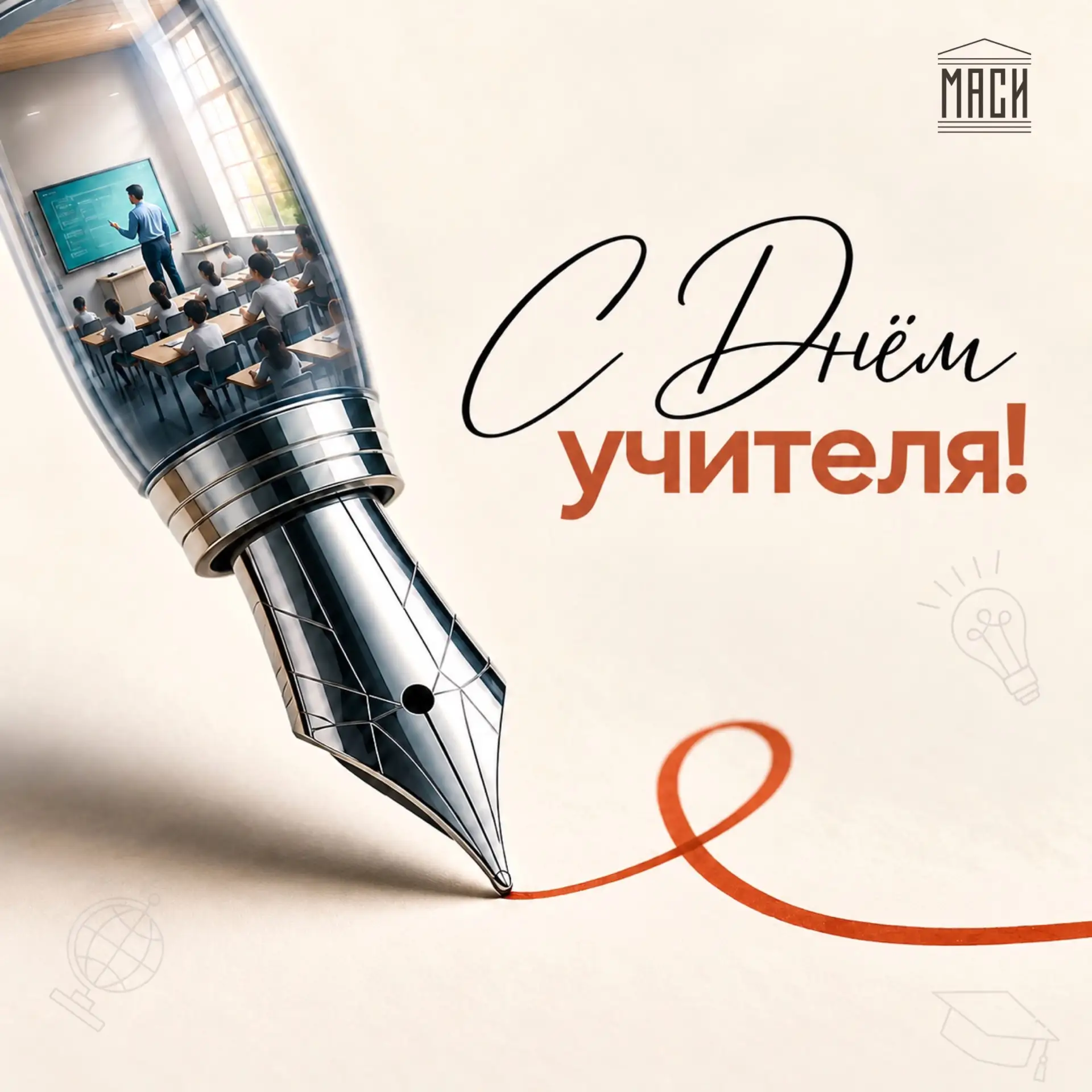 С Днем учителя!