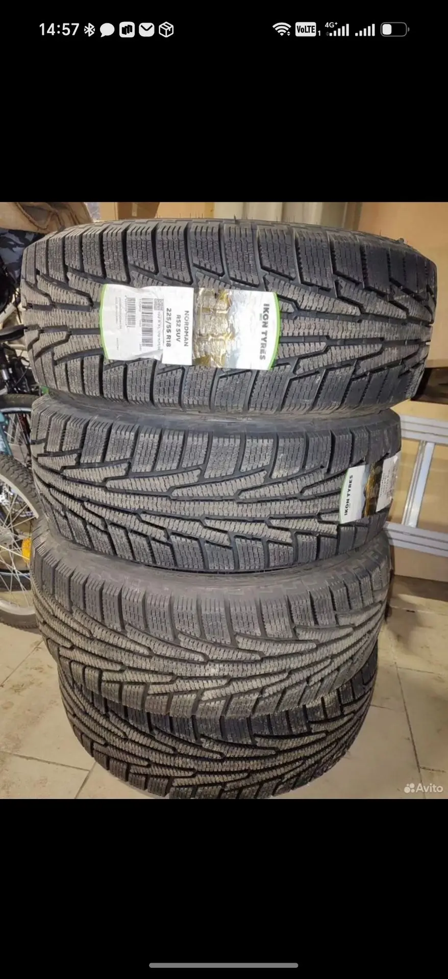 Шина Ikon (Nokian Tyres) NORDMAN RS2 SUV 225/55 R18 102R. Цена 30000. Тел. 89829299036