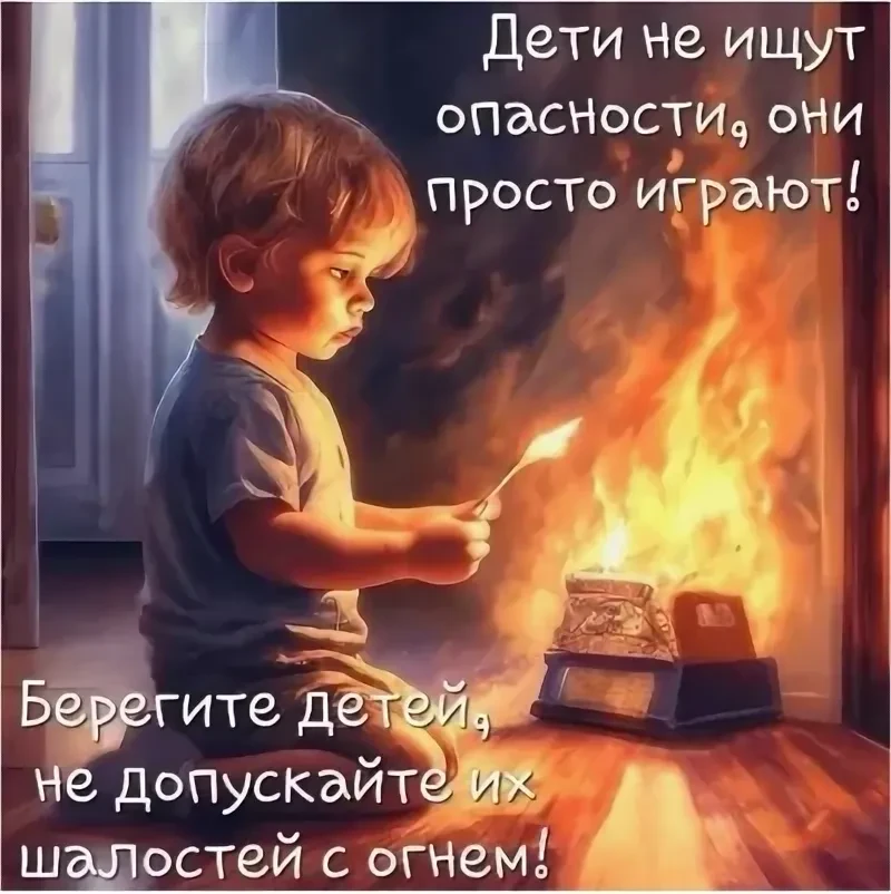 ✍Почти все дети проявляют повышенный интерес к огню, не осознавая в полной мере его пот...