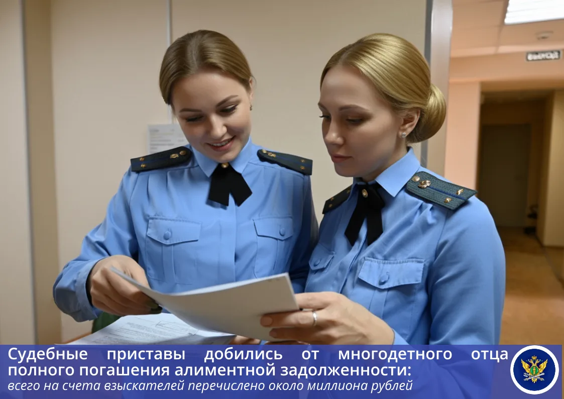 ✅ В городе Пласте судебные приставы добились от многодетного отца полного погашения али...