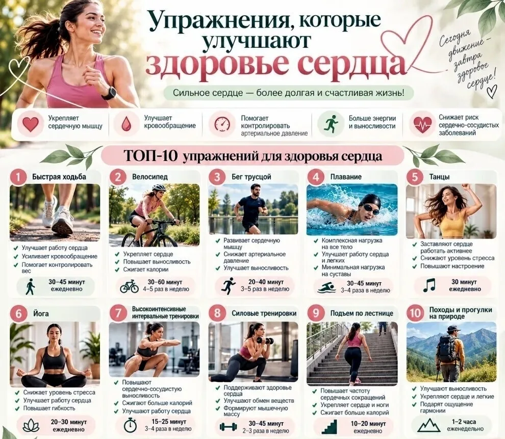 Сердце любит движение
