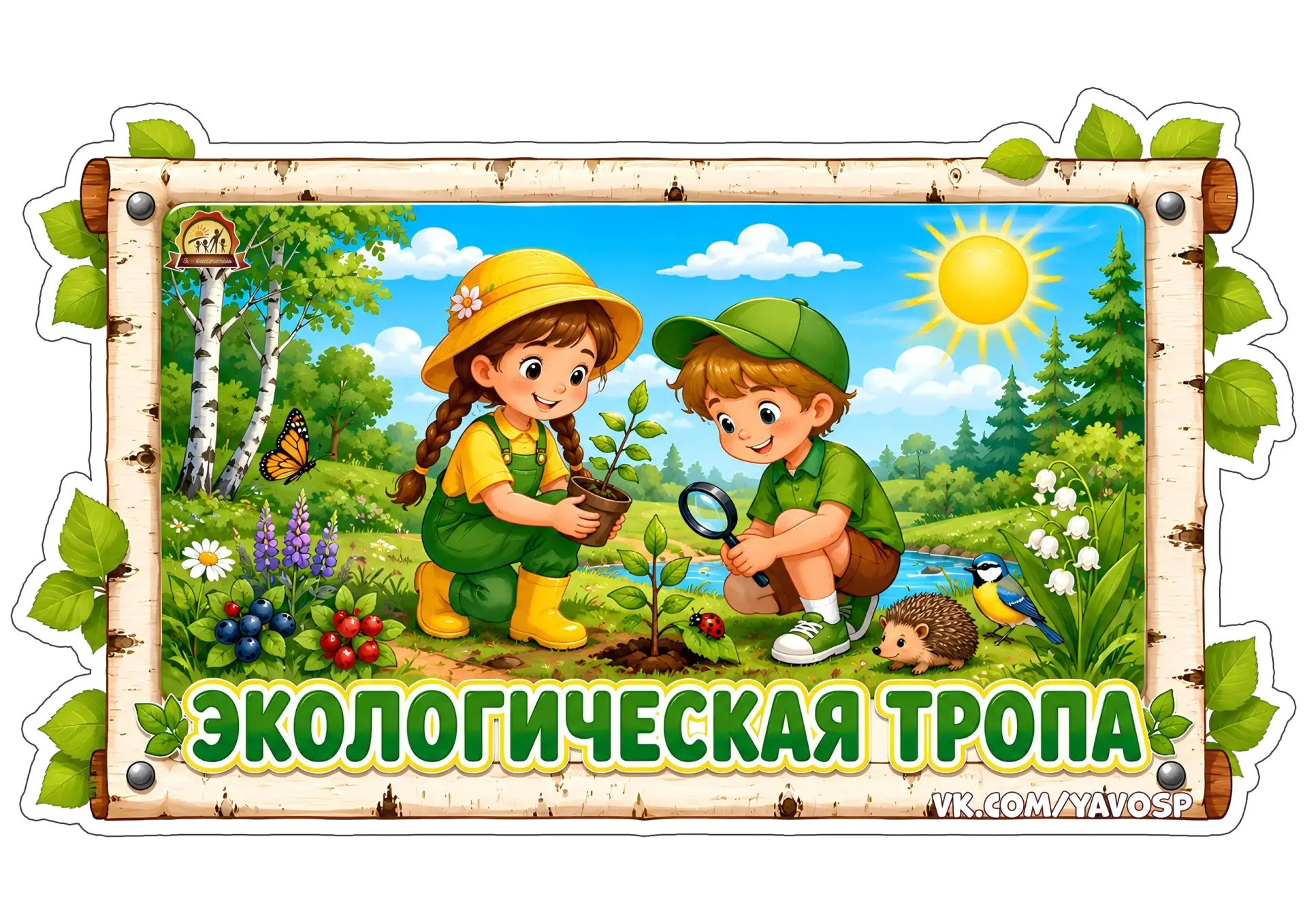 Таблички для оформления экологической тропы

Полный комплект табличек без меток группы уже в донате!
