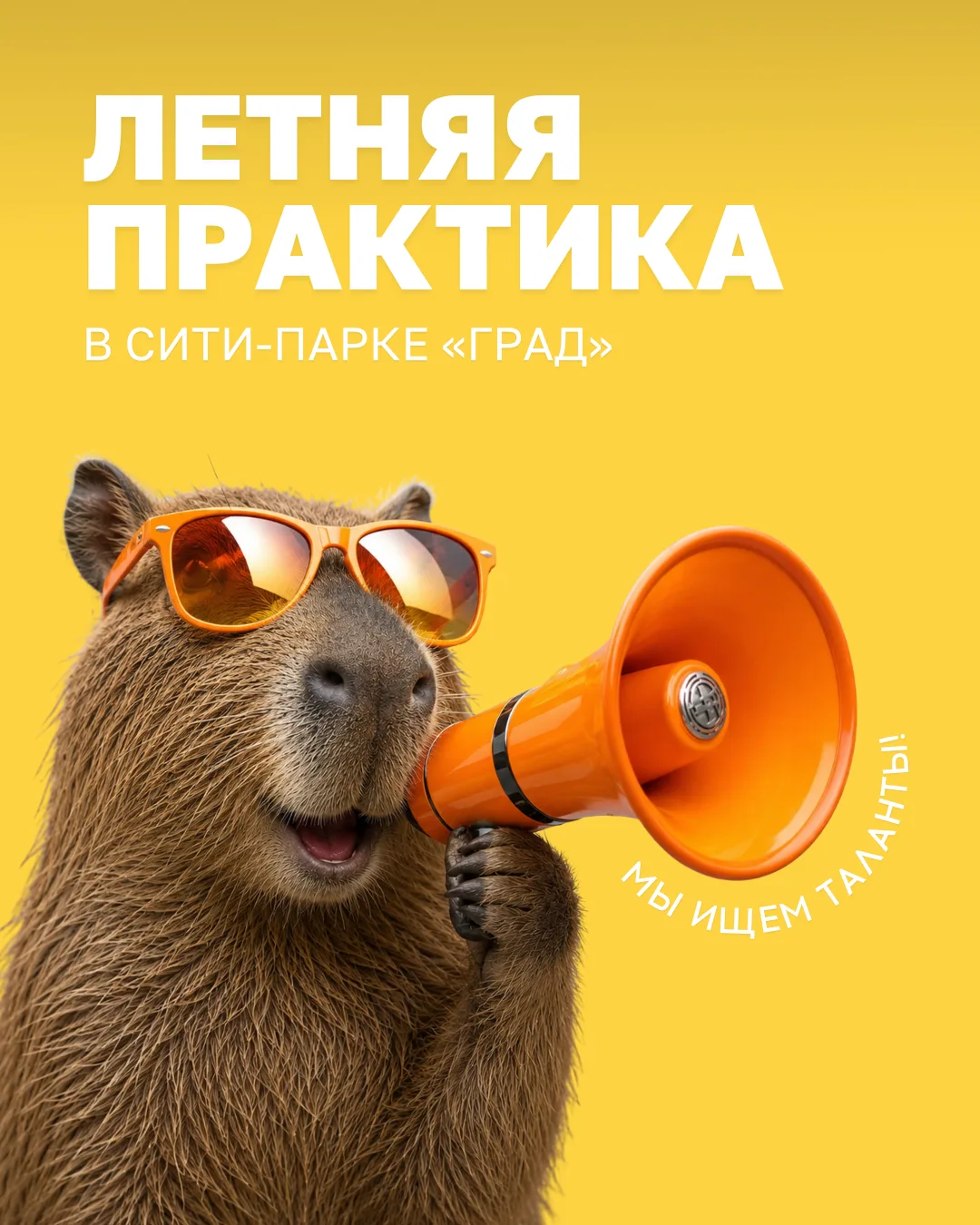Приглашаем студентов на летнюю практику в Град!
Хотите стать частью команды Сити-парка «Град» и полу