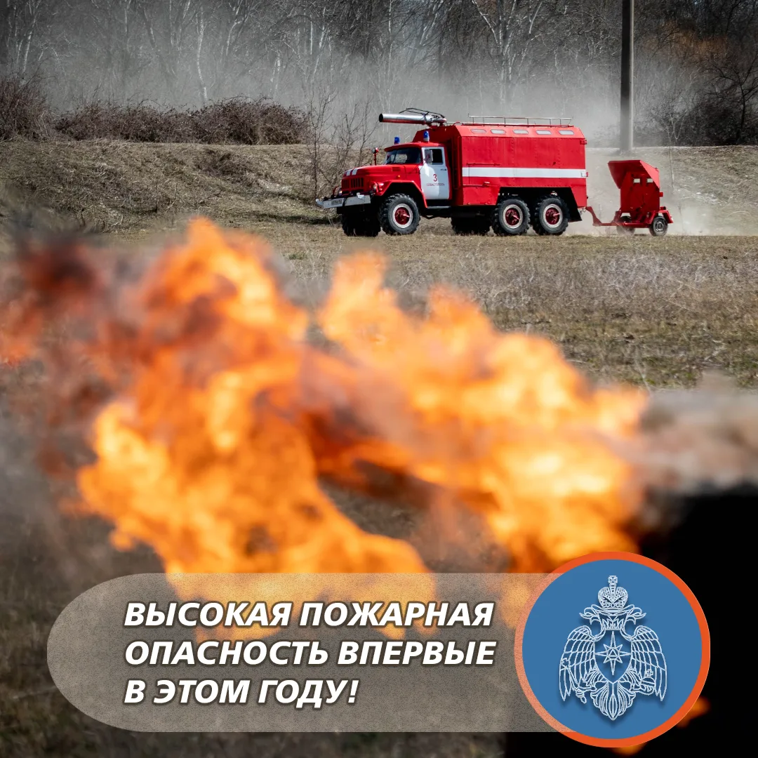 🔥 Высокая пожарная опасность будет установлена в Севастополе впервые в 2026 году