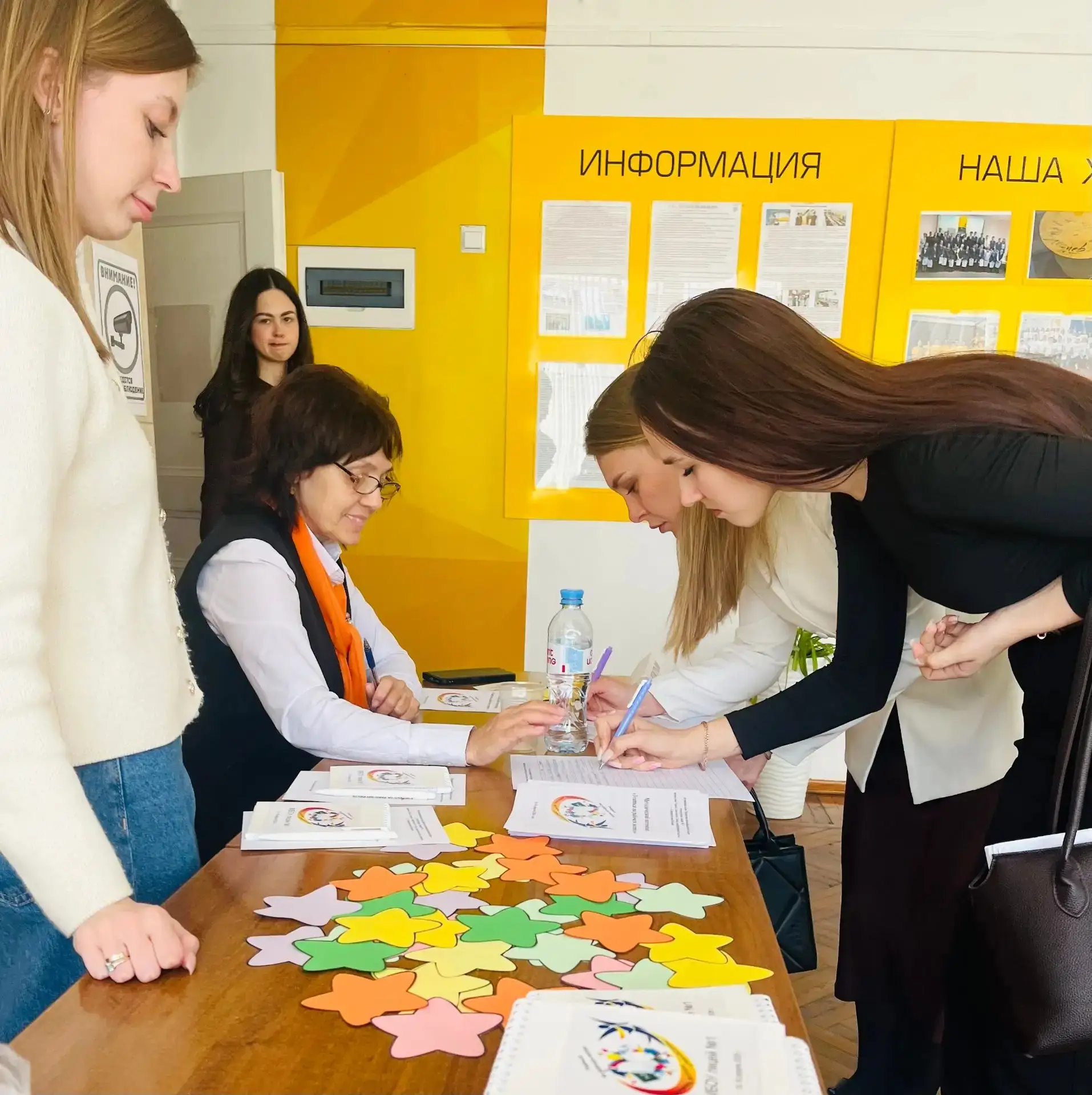 ✔️Проект «Учиться на рабочем месте» реализуется в Славянском районе.   📌15–16 апреля на базе МБОУ ли