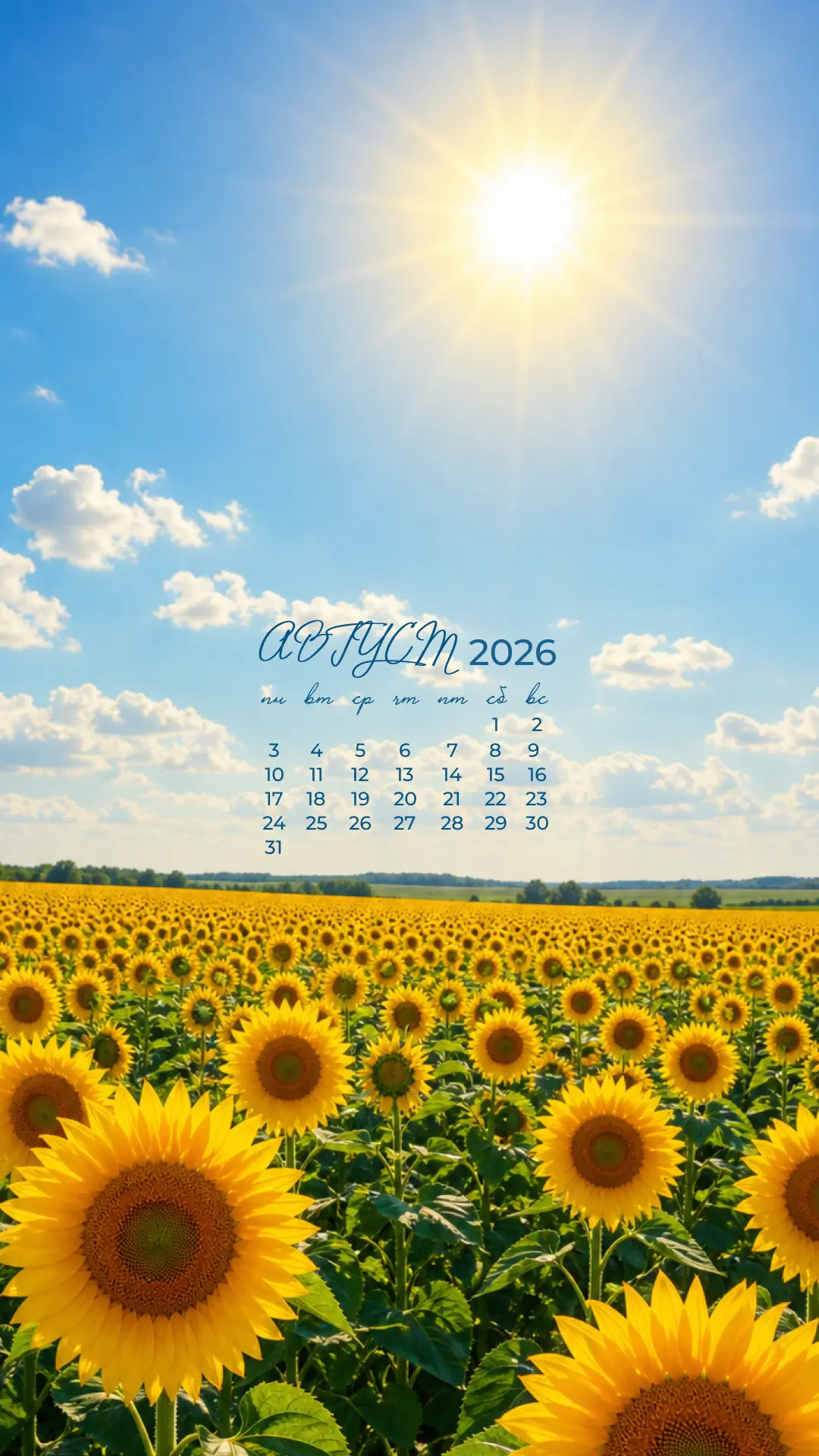 📅 Последний месяц лета, а вы ещё не сменили обои?