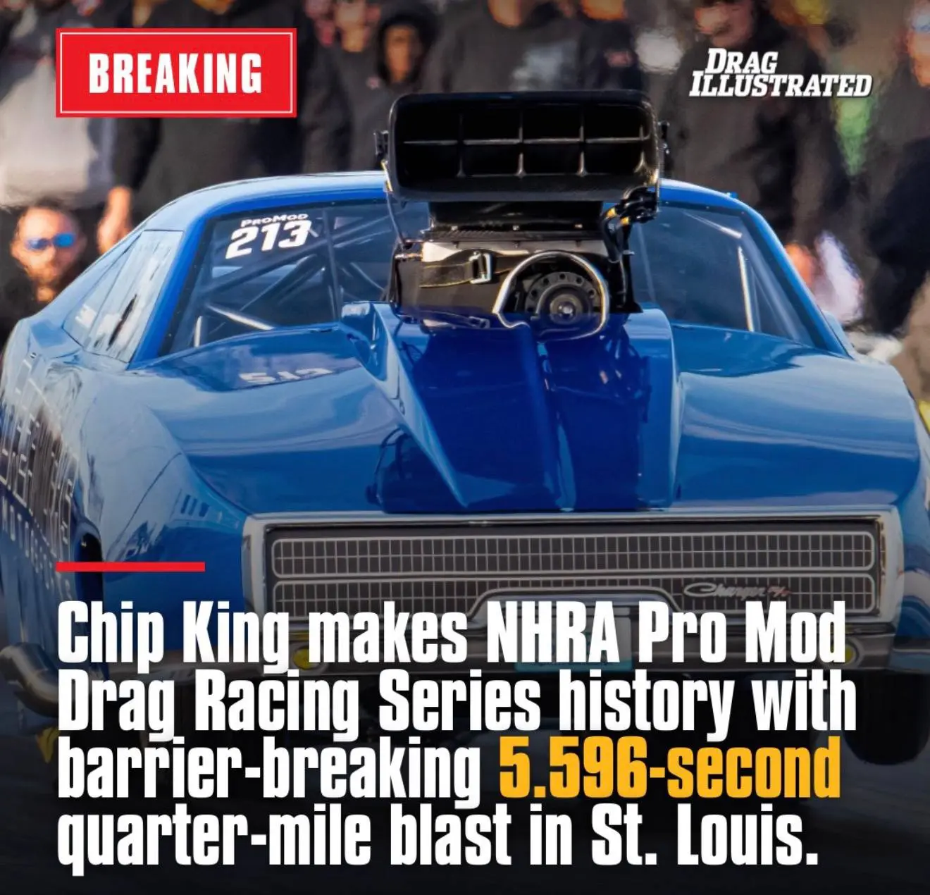Чип Кинг обновил рекорд для класса NHRA Pro Mod!