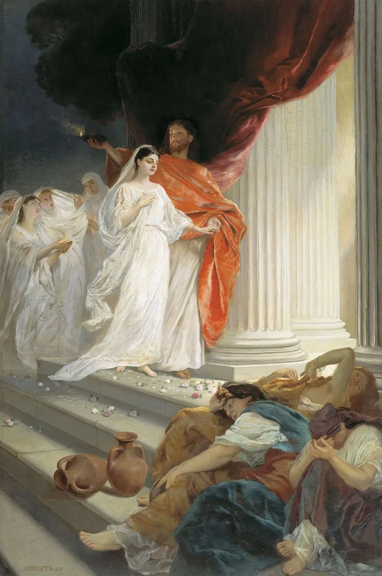 "Притча о мудрых и неразумных девах", 1886