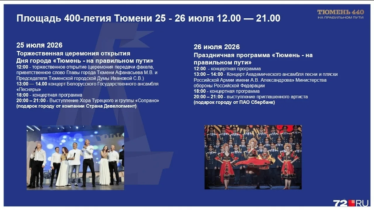 Тюмень отмечает День города: три дня праздника с концертами и фейерверками

С 24 по 26 июля Тюмень б