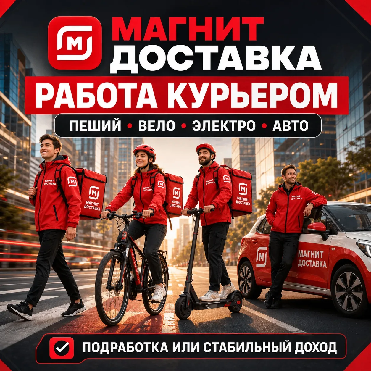 🚩 Магнит Доставка | Работа курьером