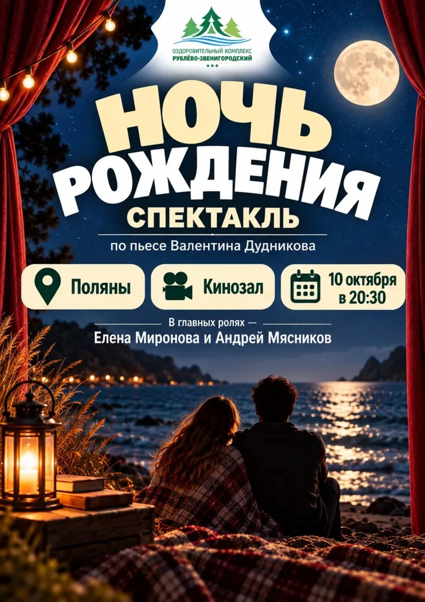 Проведите уютный осенний вечер с нами! 🎭