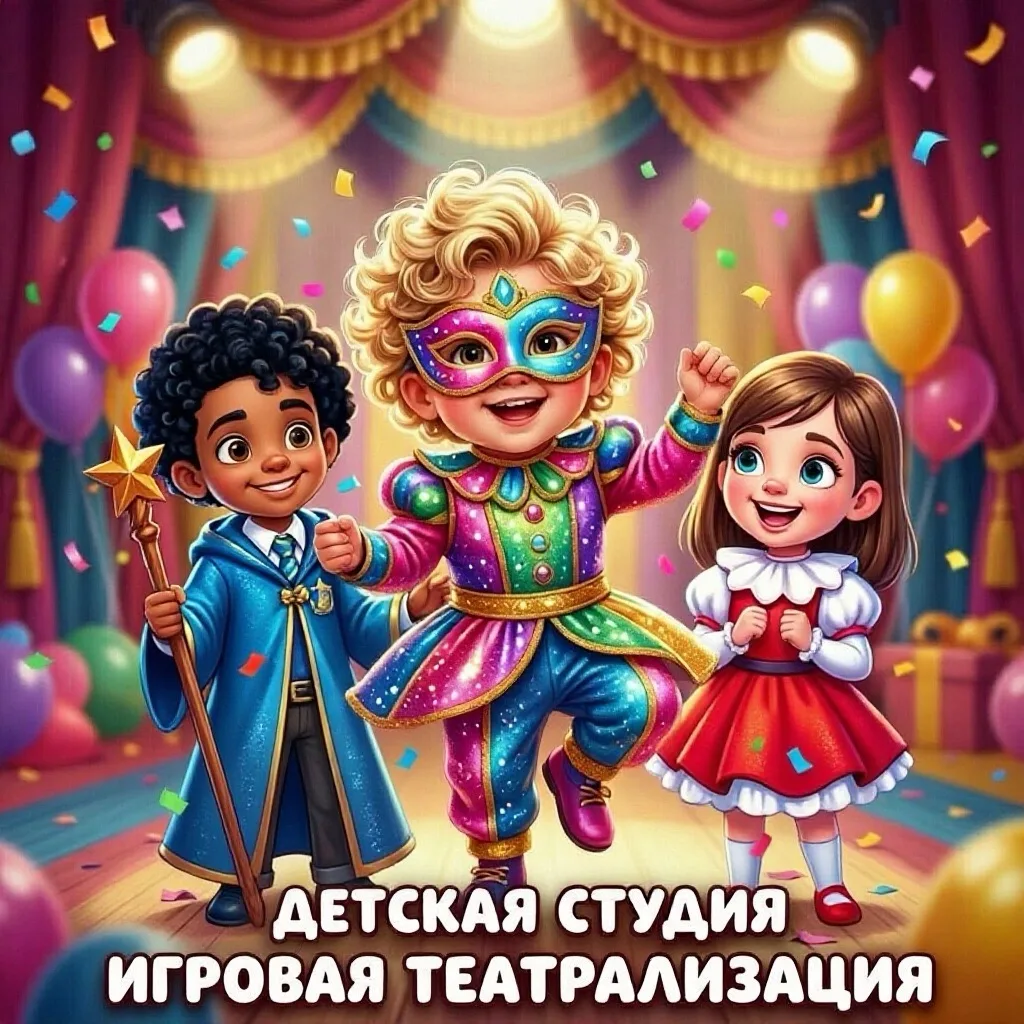 🎭 Раскройте талант вашего первоклассника на программе «Игровая театрализация»!