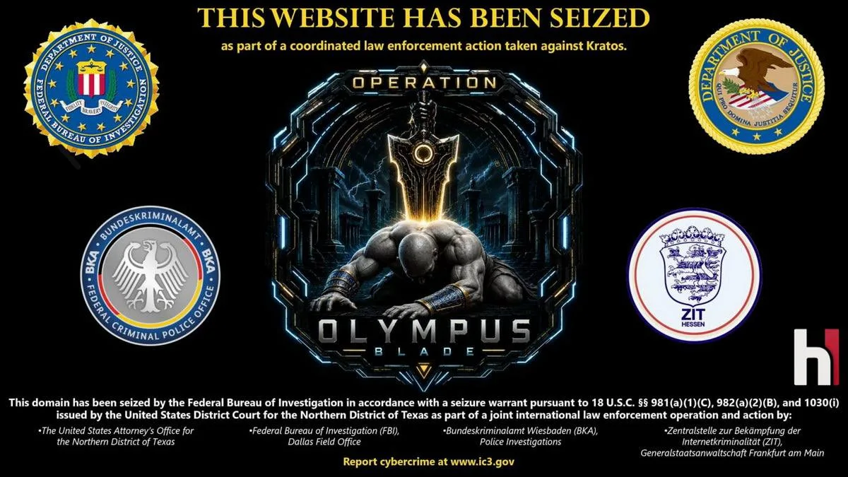 😈 Правоохранители отключили фишинговую платформу Kratos и арестовали ее разработчика

— Правоохрани