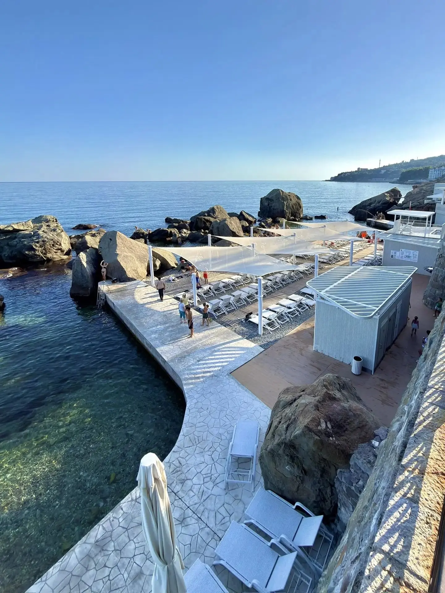 Вечерний детский пляж в Алупке🌊