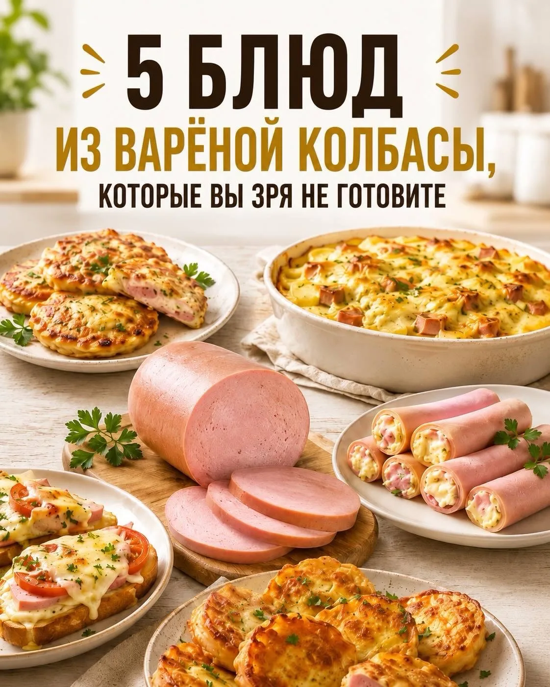 🥩5 блюд из варёной колбасы

Ставьте 👍, если пост полезен

Лайфхаки | Подписаться