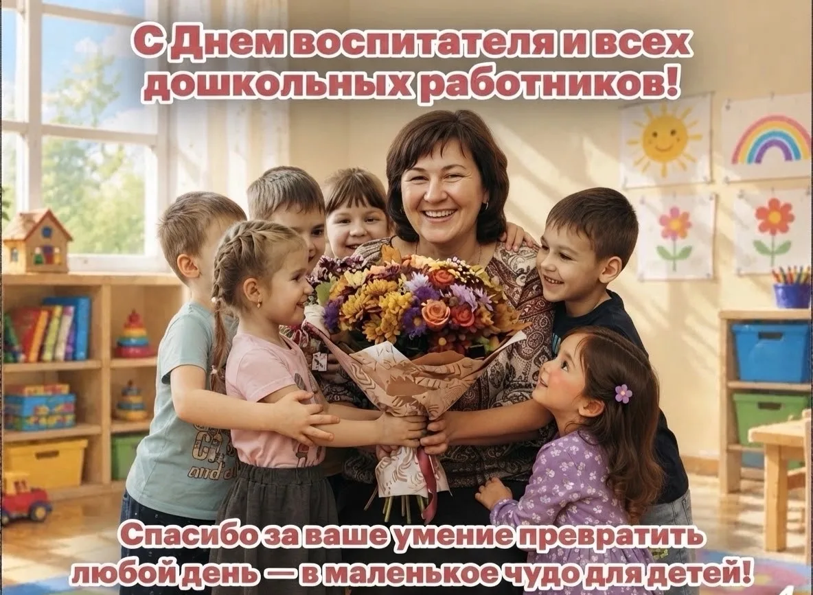 Дорогие воспитатели, работники детских садов и ветераны дошкольного образования Уваровс...